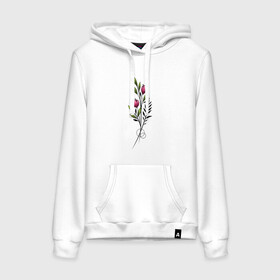 Женская толстовка хлопок с принтом Graphic flower в городе Новоалтайск, френч-терри, мягкий теплый начес внутри (100% хлопок) | карман-кенгуру, эластичные манжеты и нижняя кромка, капюшон с подкладом и шнурком | 8 марта | girl | woman | бабушка | весна | девушкам | девушке | девушки | женский | листья | мама | март | подарок | тренд | цветочки | цветы