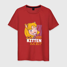 Мужская футболка хлопок с принтом Are you KITTEN ME в городе Новоалтайск, 100% хлопок | прямой крой, круглый вырез горловины, длина до линии бедер, слегка спущенное плечо. | 1950 | 50 е | are you kidding me | art | fashion | girl | kitty | retro | vintage | америка | арт | винтаж | девушка | женщина | игра слов | киса | киска | котенок | котик | котя | кошечка | кошка | мода | поп арт | прикол | ретро | ты шутиш
