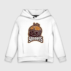 Детское худи Oversize хлопок с принтом KING OF STREETS | GTA в городе Новоалтайск, френч-терри — 70% хлопок, 30% полиэстер. Мягкий теплый начес внутри —100% хлопок | боковые карманы, эластичные манжеты и нижняя кромка, капюшон на магнитной кнопке | 4 | 5 | five | games | grand theft auto | gta | gta v | los santos | online | rockstar | san andreas | великое авто воровство | гта | гташка | игры | логотип | лос сантос | майкл | мафия | ограбление | онлайн | пеф | рокстар | самп | сан андреас 