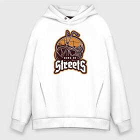 Мужское худи Oversize хлопок с принтом KING OF STREETS | GTA в городе Новоалтайск, френч-терри — 70% хлопок, 30% полиэстер. Мягкий теплый начес внутри —100% хлопок | боковые карманы, эластичные манжеты и нижняя кромка, капюшон на магнитной кнопке | 4 | 5 | five | games | grand theft auto | gta | gta v | los santos | online | rockstar | san andreas | великое авто воровство | гта | гташка | игры | логотип | лос сантос | майкл | мафия | ограбление | онлайн | пеф | рокстар | самп | сан андреас 