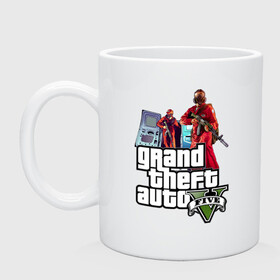 Кружка керамическая с принтом Grand Theft Auto V в городе Новоалтайск, керамика | объем — 330 мл, диаметр — 80 мм. Принт наносится на бока кружки, можно сделать два разных изображения | 4 | 5 | five | games | grand theft auto | gta | gta v | los santos | online | rockstar | san andreas | великое авто воровство | гта | гташка | игры | логотип | лос сантос | майкл | мафия | ограбление | онлайн | пеф | рокстар | самп | сан андреас 
