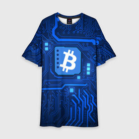 Детское платье 3D с принтом BITCOIN | БИТКОИН (+спина) (Z) в городе Новоалтайск, 100% полиэстер | прямой силуэт, чуть расширенный к низу. Круглая горловина, на рукавах — воланы | binance coin | bitcoin | blockchain | btc | cardano | crypto | ethereum | litecoin | polkadot | tether | xrp | биткоин | блокчейн | валюта | деньги | криптовалюта | майнер | майнинг | цифровая валюта | цифровое золото | эфир