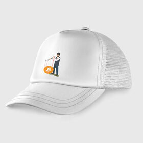 Детская кепка тракер с принтом БИТКОИН | BITCOIN (Z) в городе Новоалтайск, Козырек - 100% хлопок. Кепка - 100% полиэстер, Задняя часть - сетка | универсальный размер, пластиковая застёжка | binance coin | bitcoin | blockchain | btc | cardano | crypto | ethereum | litecoin | polkadot | tether | xrp | биткоин | блокчейн | валюта | деньги | криптовалюта | майнер | майнинг | цифровая валюта | цифровое золото | эфир