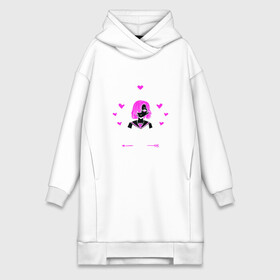 Платье-худи хлопок с принтом Just A Girl Sketching в городе Новоалтайск,  |  | a | anime | geek | gift | girl | hot | just | kawai | logo | loves | merch | otaku | sketching | tyan | who | аниме | девушка | действительно | кавай | которая | любит | подарок | просто | скетч | тян | тянка