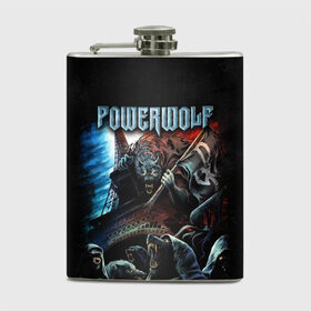Фляга с принтом Powerwolf в городе Новоалтайск, металлический корпус | емкость 0,22 л, размер 125 х 94 мм. Виниловая наклейка запечатывается полностью | heavy metal | metal | powerwolf | группы | метал | музыка | пауэр метал | рок | хеви метал