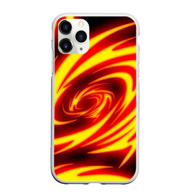 Чехол для iPhone 11 Pro матовый с принтом ОГНЕННЫЕ ВОЛНЫ | FIRE STRIPES в городе Новоалтайск, Силикон |  | abstraction | geometry | hexagon | neon | paints | stripes | texture | triangle | абстракция | брызги | геометрия | краски | неон | соты | текстура