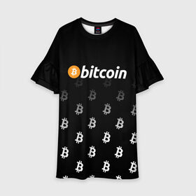Детское платье 3D с принтом БИТКОИН | BITCOIN (Z) в городе Новоалтайск, 100% полиэстер | прямой силуэт, чуть расширенный к низу. Круглая горловина, на рукавах — воланы | binance coin | bitcoin | blockchain | btc | cardano | crypto | ethereum | litecoin | polkadot | tether | xrp | биткоин | блокчейн | валюта | деньги | криптовалюта | майнер | майнинг | цифровая валюта | цифровое золото | эфир
