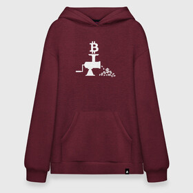 Худи SuperOversize хлопок с принтом БИТКОИН МЯСОРУБКА | BITCOIN (Z) в городе Новоалтайск, 70% хлопок, 30% полиэстер, мягкий начес внутри | карман-кенгуру, эластичная резинка на манжетах и по нижней кромке, двухслойный капюшон
 | binance coin | bitcoin | blockchain | btc | cardano | crypto | ethereum | litecoin | polkadot | tether | xrp | биткоин | блокчейн | валюта | деньги | криптовалюта | майнер | майнинг | цифровая валюта | цифровое золото | эфир