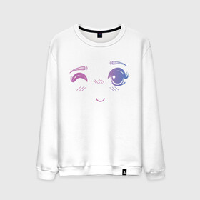 Мужской свитшот хлопок с принтом Anime Eye в городе Новоалтайск, 100% хлопок |  | anime | cute | eye | face | girl | аниме | арт | брови | взгляд | глаза | девушка | лицо | милое | подмигивает | подмигивание | смущение | улыбка | флирт