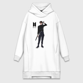 Платье-худи хлопок с принтом BTS в городе Новоалтайск,  |  | bts | k pop | kpop | rm | аниме | бтс | ви | джей хоуп | джонгук | кпоп | сюга | чимин | чин | япония