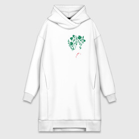 Платье-худи хлопок с принтом Flo в городе Новоалтайск,  |  | flo | flowers | растения | флористика | цветение | цветы
