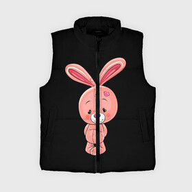 Женский жилет утепленный 3D с принтом ЗАЙЧИК в городе Новоалтайск,  |  | animal | baby rabbits | beast | bunny | cat | cute | fluffy | hare | hunter | lion | lion cub | lion king | mane | pink | predator | rabbit | red | tail | yellow | зайк | зайка | зайчик | заяц | кролик | кроль | крольчата | розовый
