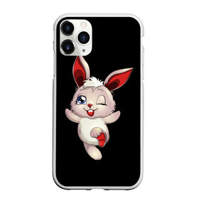 Чехол для iPhone 11 Pro матовый с принтом КРОЛИК в городе Новоалтайск, Силикон |  | animal | baby rabbits | beast | bunny | cat | cute | fluffy | hare | hunter | lion | lion cub | lion king | mane | pink | predator | rabbit | red | tail | yellow | зайк | зайка | зайчик | заяц | кролик | кроль | крольчата | розовый