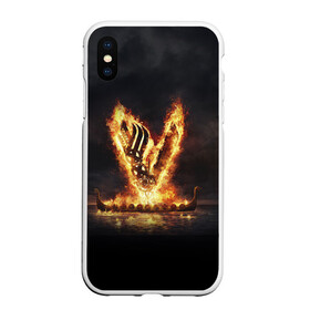Чехол для iPhone XS Max матовый с принтом Викинги | Vikings (+спина) (Z) в городе Новоалтайск, Силикон | Область печати: задняя сторона чехла, без боковых панелей | normanni | viking | vikingar | vikingene | vikinger | vikings | вальгала | вальгалла | вальхала | вальхалла | варяги | викинг | викинги | конанг | конунг | лагерта | лодброк | норман | рагнар | рагнар лодброк | рагнарек | ролло
