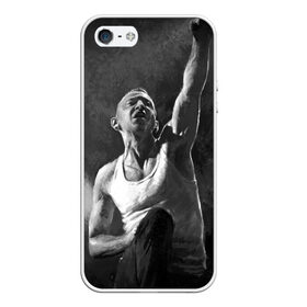 Чехол для iPhone 5/5S матовый с принтом LINKIN PARK в городе Новоалтайск, Силикон | Область печати: задняя сторона чехла, без боковых панелей | Тематика изображения на принте: bennington | chester | linkin park | rock | беннингтон | линкин парк | рок | честер
