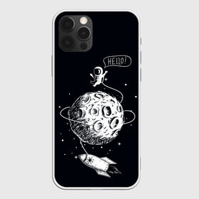 Чехол для iPhone 12 Pro Max с принтом Hello | Космонавт в городе Новоалтайск, Силикон |  | alien | earth | galaxy | hello | mars | moon | nasa | satellite | space | star | абстракция | вселенная | звезда | земля | инопланетянин | космонавт | космос | луна | марс | наса | нло | паттерн | планета | привет | пришельцы | солнце