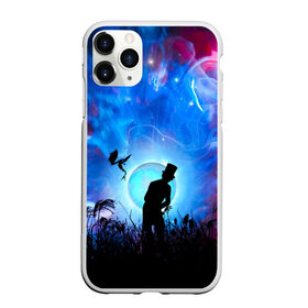 Чехол для iPhone 11 Pro матовый с принтом Фантазия: фея и шляпник в городе Новоалтайск, Силикон |  | красота | луна | ночь | фантазия | фея | шляпник