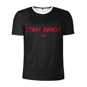Мужская футболка 3D спортивная с принтом Stary Bandit в городе Новоалтайск, 100% полиэстер с улучшенными характеристиками | приталенный силуэт, круглая горловина, широкие плечи, сужается к линии бедра | balota | bambi | bandit | berezino | cherno | dance | day | electro | friendly | kalinka | killer | pavlovo | skalisty | stary | tisy | z | zeleno | zombie | день | з | зет | зомби | зэт