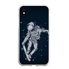 Чехол для iPhone XS Max матовый с принтом Космический Скейтбординг в городе Новоалтайск, Силикон | Область печати: задняя сторона чехла, без боковых панелей | alien | earth | galaxy | hello | mars | moon | nasa | satellite | space | star | абстракция | вселенная | звезда | земля | инопланетянин | космонавт | космос | луна | марс | наса | нло | паттерн | планета | привет | пришельцы | спорт