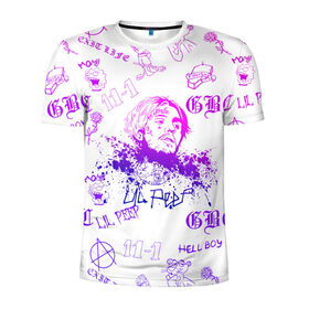 Мужская футболка 3D спортивная с принтом LIL PEEP в городе Новоалтайск, 100% полиэстер с улучшенными характеристиками | приталенный силуэт, круглая горловина, широкие плечи, сужается к линии бедра | lil peep | lil prince | pink | зарубежная музыка | лил пип | маленький принц
