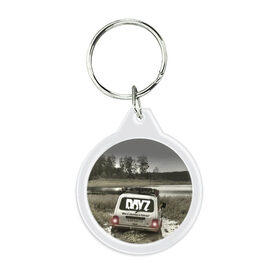 Брелок круглый с принтом DAYZ | ДЕЙЗИ (Z) в городе Новоалтайск, пластик и полированная сталь | круглая форма, металлическое крепление в виде кольца | Тематика изображения на принте: apocalypse | arma 2 | dayz | game | survival horror | zombie | апокалипсис | арма | арма 2 | дейзи | зомби | зомби апокалипсисом | игра | мертвецы | симулятор выживания | ходячик мертвецы