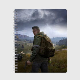 Тетрадь с принтом DAYZ POSTER | ДЕЙЗИ ПОСТЕР (Z) в городе Новоалтайск, 100% бумага | 48 листов, плотность листов — 60 г/м2, плотность картонной обложки — 250 г/м2. Листы скреплены сбоку удобной пружинной спиралью. Уголки страниц и обложки скругленные. Цвет линий — светло-серый
 | apocalypse | arma 2 | dayz | game | survival horror | zombie | апокалипсис | арма | арма 2 | дейзи | зомби | зомби апокалипсисом | игра | мертвецы | симулятор выживания | ходячик мертвецы