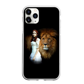 Чехол для iPhone 11 Pro Max матовый с принтом Львиная дружба в городе Новоалтайск, Силикон |  | девушка | животное | зверь | кошка | красотка