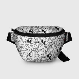 Поясная сумка 3D с принтом BTS | BT21 в городе Новоалтайск, 100% полиэстер | плотная ткань, ремень с регулируемой длиной, внутри несколько карманов для мелочей, основное отделение и карман с обратной стороны сумки застегиваются на молнию | army | bangtan boys | bt21 | bts | bts stickers | chimmy | cooky | k pop | koya | mang | monster | rap monster | rapmon | rj | rm | shooky | tata | van | бтс | ви | джей хоуп | джонгук | кейпоп | реп монстр | стикеры bts | сюга | чимин | чин