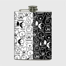 Фляга с принтом BTS | BT21 в городе Новоалтайск, металлический корпус | емкость 0,22 л, размер 125 х 94 мм. Виниловая наклейка запечатывается полностью | Тематика изображения на принте: army | bangtan boys | bt21 | bts | bts stickers | chimmy | cooky | k pop | koya | mang | monster | rap monster | rapmon | rj | rm | shooky | tata | van | бтс | ви | джей хоуп | джонгук | кейпоп | реп монстр | стикеры bts | сюга | чимин | чин