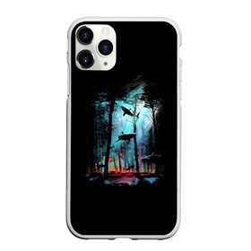 Чехол для iPhone 11 Pro Max матовый с принтом Shark forest в городе Новоалтайск, Силикон |  | bottom | colors | dusk | ecosystem | forest | paints | predator | predators | shark | sharks | tree | trees | акула | акулы | дерево | деревья | дно | краски | лес | сумерки | хищник | хищники | экосистема