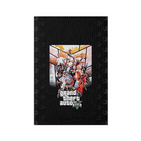Обложка для паспорта матовая кожа с принтом Grand Theft Auto five в городе Новоалтайск, натуральная матовая кожа | размер 19,3 х 13,7 см; прозрачные пластиковые крепления | Тематика изображения на принте: 4 | 5 | five | games | grand theft auto | gta | gta v | los santos | online | rockstar | san andreas | великое авто воровство | гта | гташка | игры | логотип | лос сантос | майкл | мафия | ограбление | онлайн | пеф | рокстар | самп | сан андреас 