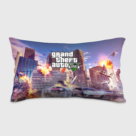 Подушка 3D антистресс с принтом ЭКШЕН Grand Theft Auto V в городе Новоалтайск, наволочка — 100% полиэстер, наполнитель — вспененный полистирол | состоит из подушки и наволочки на молнии | 4 | 5 | five | games | grand theft auto | gta | gta v | los santos | online | rockstar | san andreas | великое авто воровство | гта | гташка | игры | логотип | лос сантос | майкл | мафия | ограбление | онлайн | пеф | рокстар | самп | сан андреас 