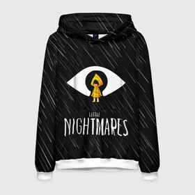 Мужская толстовка 3D с принтом LITTLE NIGHTMARES в городе Новоалтайск, 100% полиэстер | двухслойный капюшон со шнурком для регулировки, мягкие манжеты на рукавах и по низу толстовки, спереди карман-кенгуру с мягким внутренним слоем. | little nightmares | little nightmares 2 | игра nightmares | монстры. | ужасы | учительница | хоррор