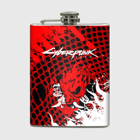 Фляга с принтом Cyberpunk 2077. в городе Новоалтайск, металлический корпус | емкость 0,22 л, размер 125 х 94 мм. Виниловая наклейка запечатывается полностью | Тематика изображения на принте: cd project red | cyberpunk 2077 | esport | game | keanu reeves | samurai | игра | игры | киану ривз | киберпанк 2077 | киберспорт | самураи