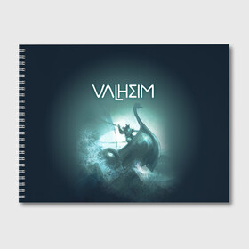 Альбом для рисования с принтом Valheim в городе Новоалтайск, 100% бумага
 | матовая бумага, плотность 200 мг. | drakkar | valhalla | valheim | viking | vikings | валхэйм | вальгала | вальхала | вальхейм | викинг | викинги | драккар