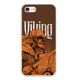 Чехол для iPhone 5/5S матовый с принтом Viking в городе Новоалтайск, Силикон | Область печати: задняя сторона чехла, без боковых панелей | drakkar | valhalla | valheim | viking | vikings | валхэйм | вальгала | вальхала | вальхейм | викинг | викинги | драккар