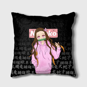 Подушка 3D с принтом NEZUKO | НЕЗУКО в городе Новоалтайск, наволочка – 100% полиэстер, наполнитель – холлофайбер (легкий наполнитель, не вызывает аллергию). | состоит из подушки и наволочки. Наволочка на молнии, легко снимается для стирки | demon slayer | kimetsu no yaiba | nezuko | shinobu | slayer | tanjiro | zenitsu | гию томиока | зенитсу | зенитцу | иноске хашибира | клинок рассекающий демонов | незуко | танджиро | шинобу кочо