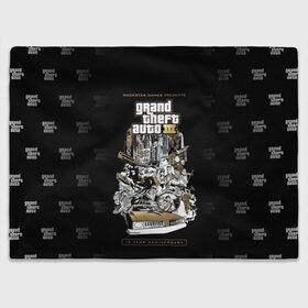 Плед 3D с принтом Grand Theft Auto III в городе Новоалтайск, 100% полиэстер | закругленные углы, все края обработаны. Ткань не мнется и не растягивается | 4 | 5 | five | games | grand theft auto | gta | gta v | los santos | online | rockstar | san andreas | великое авто воровство | гта | гташка | игры | логотип | лос сантос | майкл | мафия | ограбление | онлайн | пеф | рокстар | самп | сан андреас 