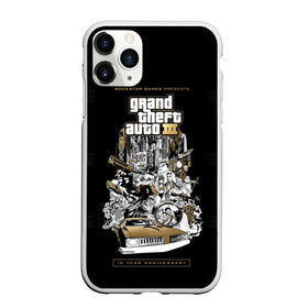 Чехол для iPhone 11 Pro матовый с принтом Grand Theft Auto III в городе Новоалтайск, Силикон |  | Тематика изображения на принте: 4 | 5 | five | games | grand theft auto | gta | gta v | los santos | online | rockstar | san andreas | великое авто воровство | гта | гташка | игры | логотип | лос сантос | майкл | мафия | ограбление | онлайн | пеф | рокстар | самп | сан андреас 