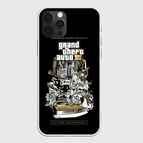 Чехол для iPhone 12 Pro Max с принтом Grand Theft Auto III в городе Новоалтайск, Силикон |  | 4 | 5 | five | games | grand theft auto | gta | gta v | los santos | online | rockstar | san andreas | великое авто воровство | гта | гташка | игры | логотип | лос сантос | майкл | мафия | ограбление | онлайн | пеф | рокстар | самп | сан андреас 