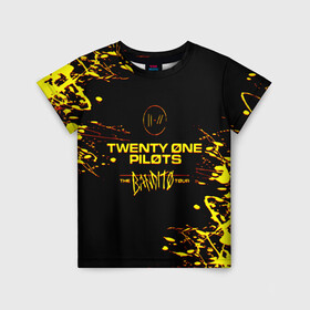 Детская футболка 3D с принтом TWENTY ONE PILOTS TOP. в городе Новоалтайск, 100% гипоаллергенный полиэфир | прямой крой, круглый вырез горловины, длина до линии бедер, чуть спущенное плечо, ткань немного тянется | 21 pilots | blurryface | fbr | fueled by ramen | fueledbyramen | heathens | heavydirtysoul | josh dun | music | music video | official | stressed out | top | tp | trench | twenty one pilots | twentyonepilots | tyler joseph 
