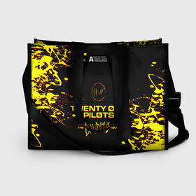 Сумка-шоппер 3D с принтом TWENTY ONE PILOTS TOP. в городе Новоалтайск, 100% полиэстер | застегивается на металлическую кнопку; внутренний карман застегивается на молнию. Стенки укреплены специальным мягким материалом, чтобы защитить содержимое от несильных ударов
 | 21 pilots | blurryface | fbr | fueled by ramen | fueledbyramen | heathens | heavydirtysoul | josh dun | music | music video | official | stressed out | top | tp | trench | twenty one pilots | twentyonepilots | tyler joseph 