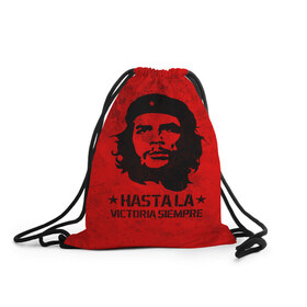 Рюкзак-мешок 3D с принтом CHE GUEVARA | ЧЕ ГЕВАРА в городе Новоалтайск, 100% полиэстер | плотность ткани — 200 г/м2, размер — 35 х 45 см; лямки — толстые шнурки, застежка на шнуровке, без карманов и подкладки | Тематика изображения на принте: anarchy | che | che guevara | comandante | hasta la victoria siempre | анархия | гевара | до победы всегда | историческая личность | комунист | куба | революция | социализм | фидель кастро | че | че гевара | эрнесто