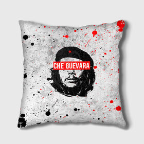 Подушка 3D с принтом CHE GUEVARA | ЧЕ ГЕВАРА в городе Новоалтайск, наволочка – 100% полиэстер, наполнитель – холлофайбер (легкий наполнитель, не вызывает аллергию). | состоит из подушки и наволочки. Наволочка на молнии, легко снимается для стирки | anarchy | che | che guevara | comandante | hasta la victoria siempre | анархия | гевара | до победы всегда | историческая личность | комунист | куба | революция | социализм | фидель кастро | че | че гевара | эрнесто