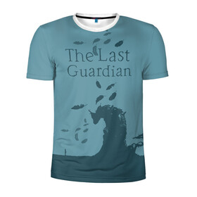 Мужская футболка 3D спортивная с принтом the last guardian в городе Новоалтайск, 100% полиэстер с улучшенными характеристиками | приталенный силуэт, круглая горловина, широкие плечи, сужается к линии бедра | Тематика изображения на принте: game | the last guardian | игра | компьютерная игра | последний хранитель