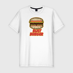 Мужская футболка хлопок Slim с принтом BOLT BURGER в городе Новоалтайск, 92% хлопок, 8% лайкра | приталенный силуэт, круглый вырез ворота, длина до линии бедра, короткий рукав | 4 | 5 | five | games | grand theft auto | gta | gta v | los santos | online | rockstar | san andreas | великое авто воровство | гта | гташка | игры | логотип | лос сантос | майкл | мафия | ограбление | онлайн | пеф | рокстар | самп | сан андреас 