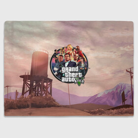 Плед 3D с принтом Grand Theft Auto 5 персонажи в городе Новоалтайск, 100% полиэстер | закругленные углы, все края обработаны. Ткань не мнется и не растягивается | 4 | 5 | five | games | grand theft auto | gta | gta v | los santos | online | rockstar | san andreas | великое авто воровство | гта | гташка | игры | логотип | лос сантос | майкл | мафия | ограбление | онлайн | пеф | рокстар | самп | сан андреас 