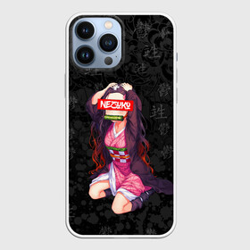 Чехол для iPhone 13 Pro Max с принтом НЕЗУКО в городе Новоалтайск,  |  | Тематика изображения на принте: anime | nezuko | аниме | гию томиока | зеницу агацума | клинок рассекающий демонов | манга | мультик | мультфильм | незуко | незуко камадо | поезд бесконечный | сериал | танджиро камадо | шинобу кочо