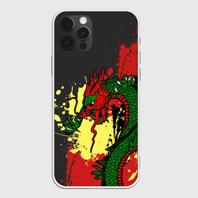 Чехол для iPhone 12 Pro Max с принтом Chinese dragon в городе Новоалтайск, Силикон |  | Тематика изображения на принте: dragon | брызги | китайский дракон | монстр | ящерица