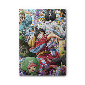 Обложка для автодокументов с принтом ONE PIECE | ВАН ПИС в городе Новоалтайск, натуральная кожа |  размер 19,9*13 см; внутри 4 больших “конверта” для документов и один маленький отдел — туда идеально встанут права | Тематика изображения на принте: anime | luffi | lufi | manga | one piece | samurai | wano ван пис | zoho | большой куш | ван пис | вон пис | зохо | корабль | луфи | луффи | манга | манки д. луффи | пират | самурай | уон пис
